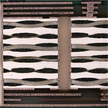 3 pakopų lazeris per HDI plokštę